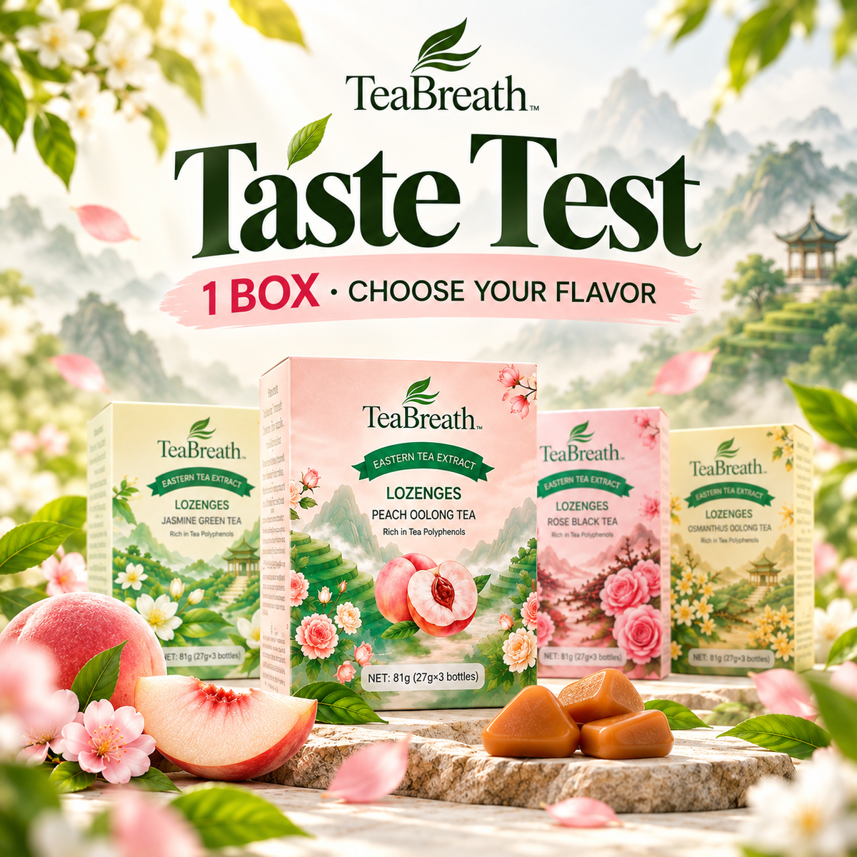 TeaBreath Taste Test - 1 BOX · CHOOSE YOUR FLAVOR