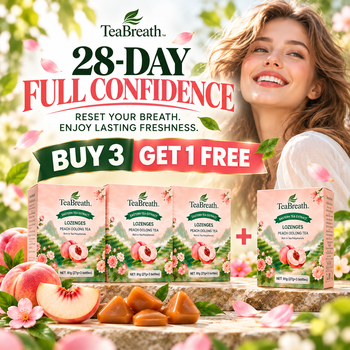 28-DAY FULL CONFIDENCE - RESET YOUR BREATH. ENJOY LASTING FRESHNESS.