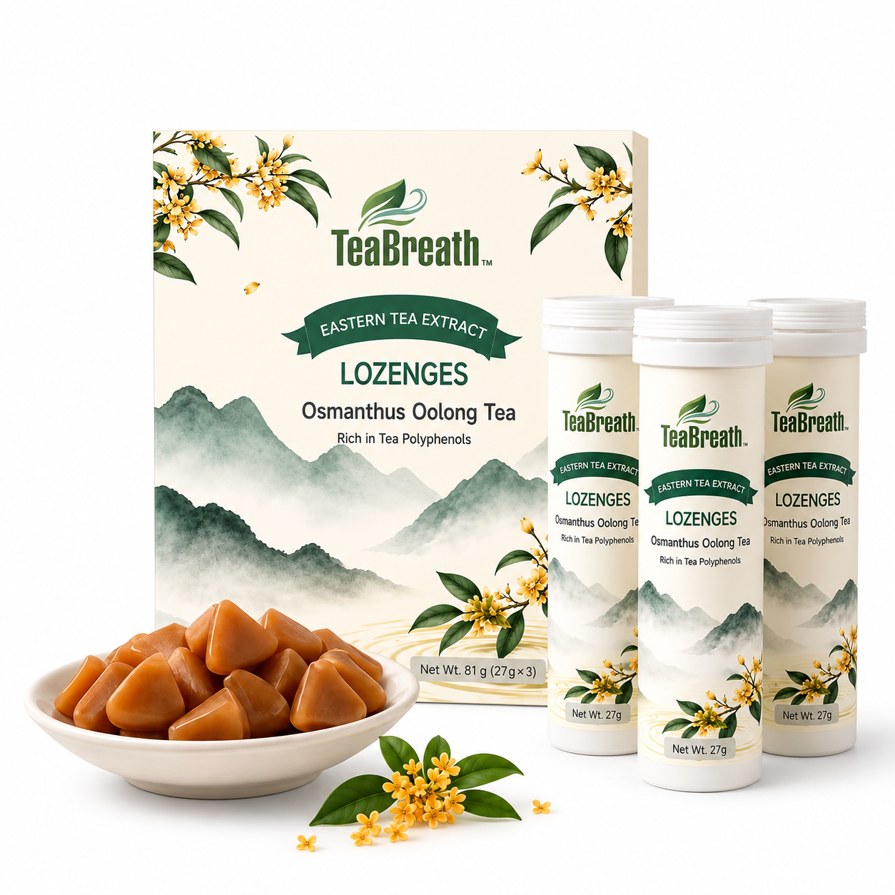 Eastern Tea Extract Lozenges - Share the Smile Bundle